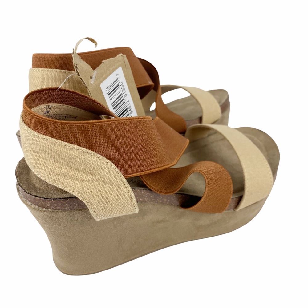 NWT Beach by Matisse Liz Platform Wedge Sandals 8 - Picture 3 of 8